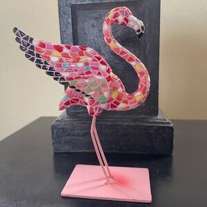 Barcino Mosaic Flamingo Figurine